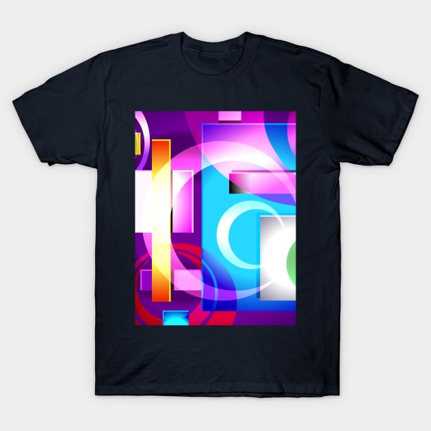 SONIKUS Abstract Art #03 T-Shirt by elkingrueso